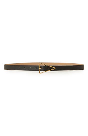 B-low The Belt Vvie Mini Leather Skinny Belt In Black