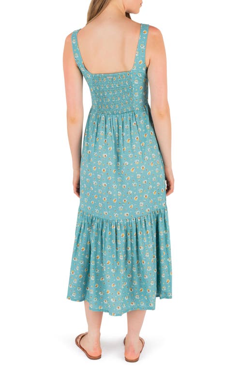 Hurley Dreamland Midi Sundress In Blue