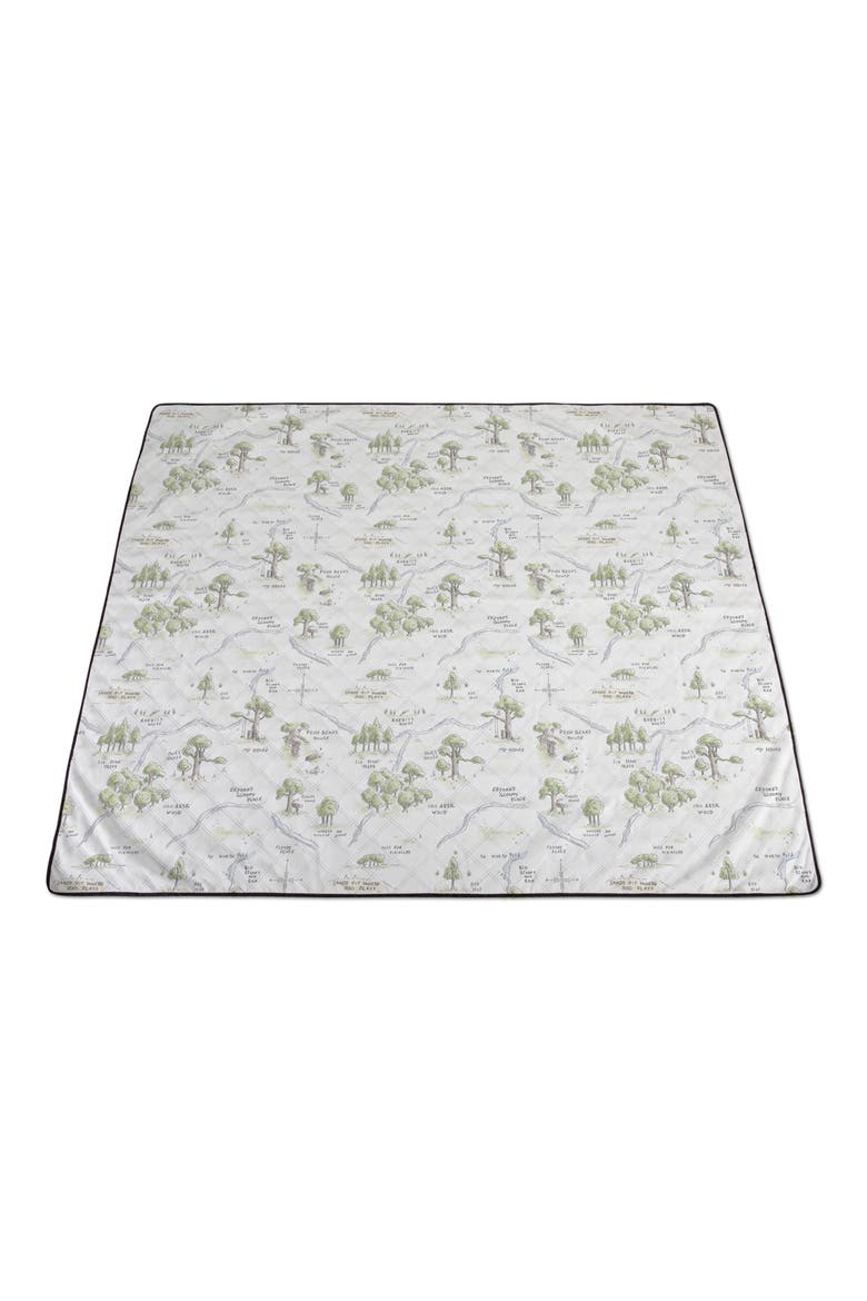 x Disney® Winnie the Pooh Picnic Blanket, Main, color, WHITE MULTI