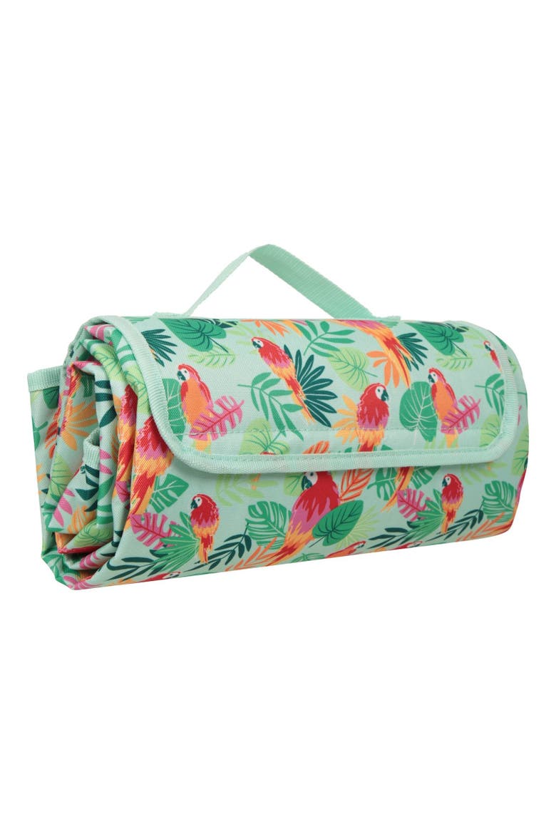 Parrot Picnic Mat, Alternate, color, Green