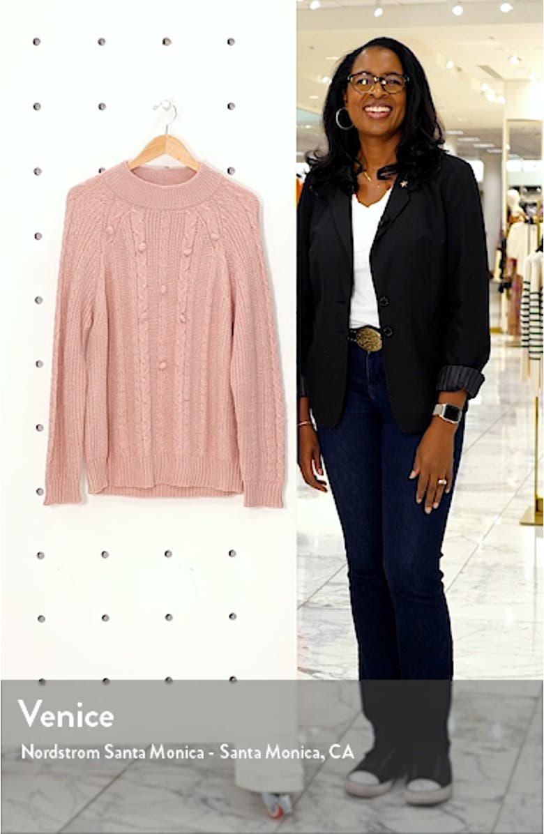 Textured Pom Sweater, sales video thumbnail