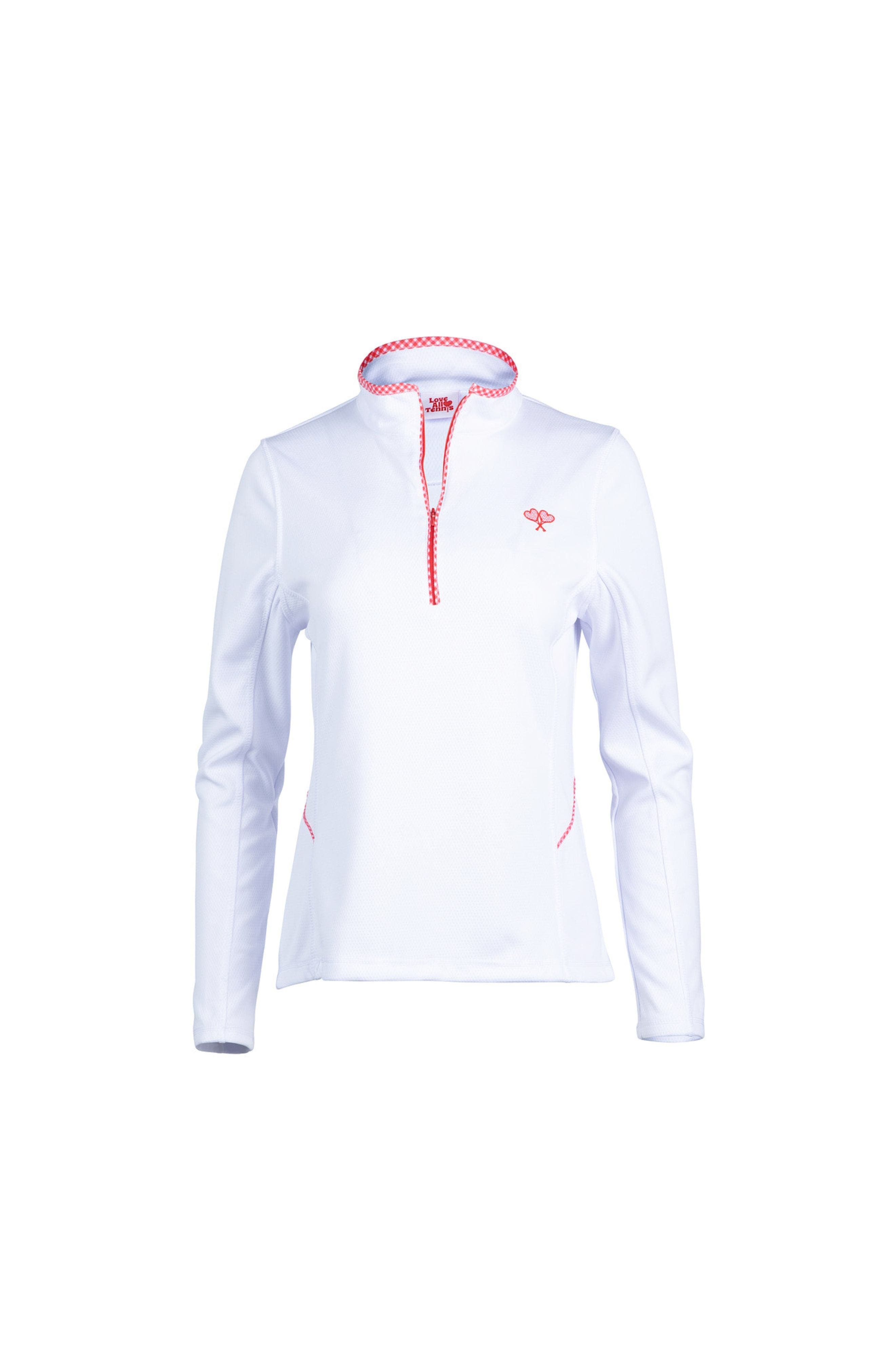 Women's Tracy 1/4 Zip Jacket Gingham - image 5
