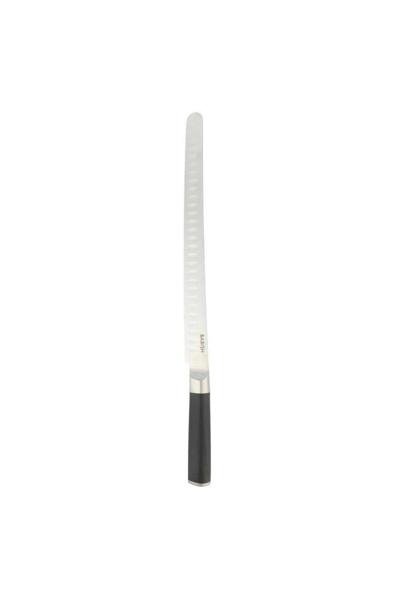 12 Inch High-Carbon Stainless Steel Full Tang Super Slicer, Alternate, color, Black
