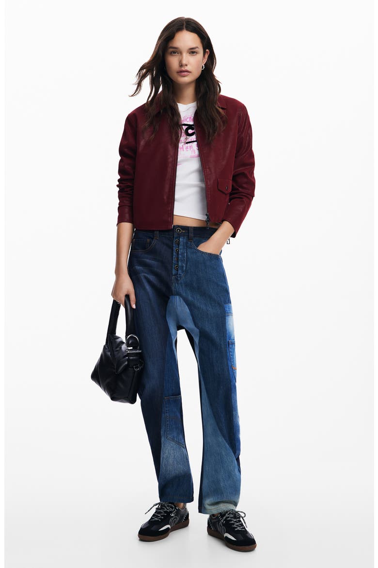 Herita Straight Leg Jeans, Alternate, color, BLUE