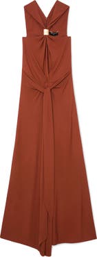 Reiss Fortuna Clasp Detail Dress