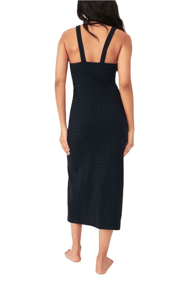 Kokomo Sleeveless Midi Dress, Alternate, color, BLACK