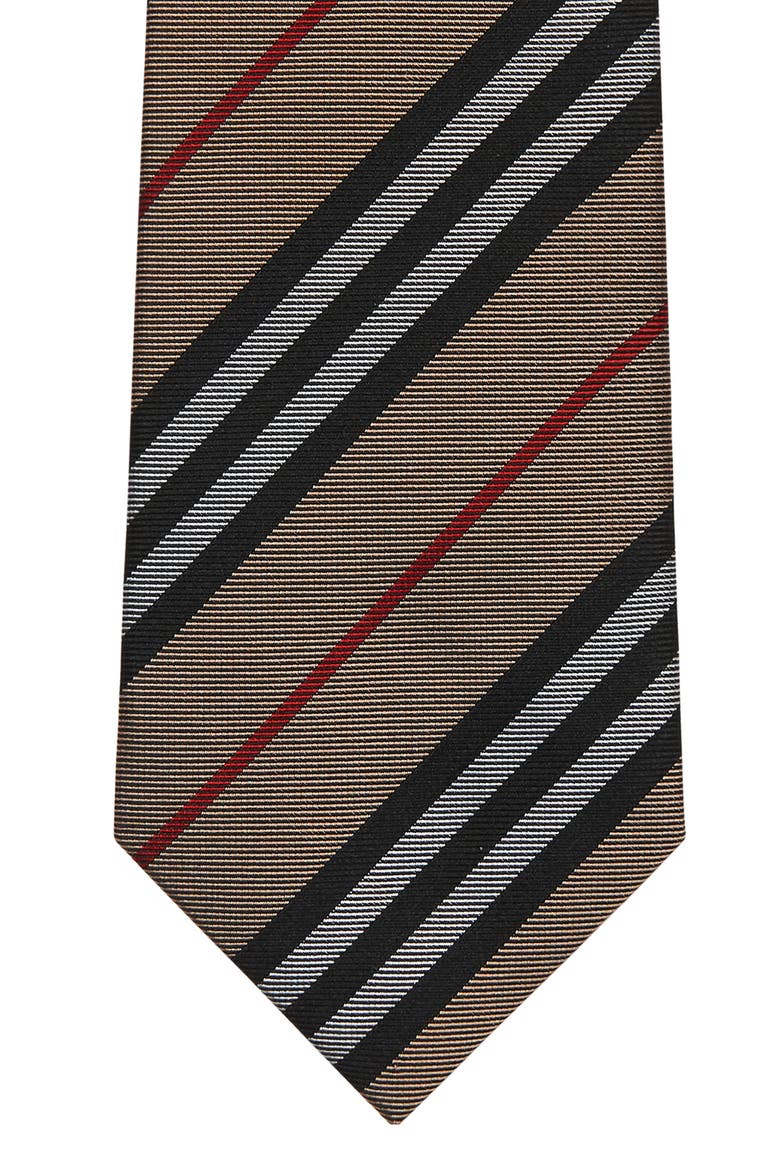 Manston Check Silk Tie, Alternate, color, ARCHIVE BEIGE