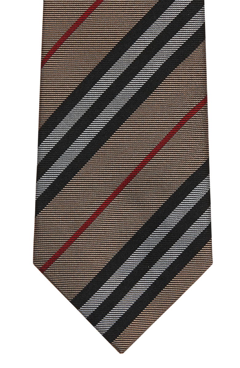 Burberry Manston Check Silk Tie, Alternate, color,