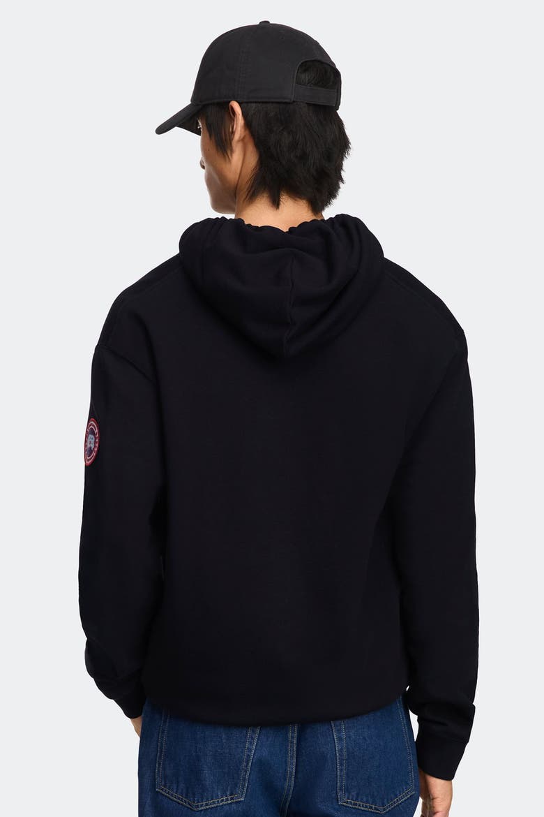 Loon Full Zip Hoodie, Alternate, color, Black