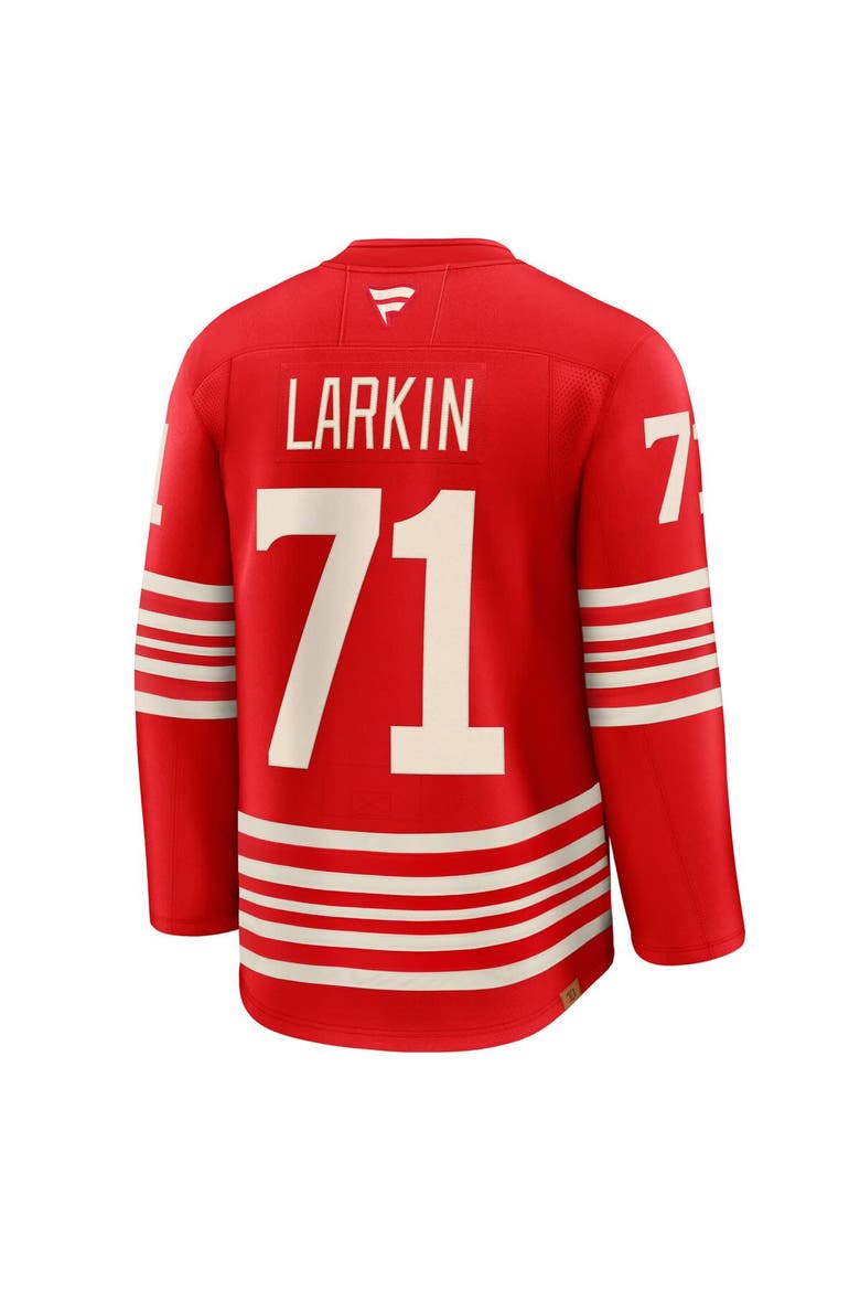 Men's Fanatics Dylan Larkin Red Detroit Red Wings Centennial Premium Player Jersey, Alternate, color, Red