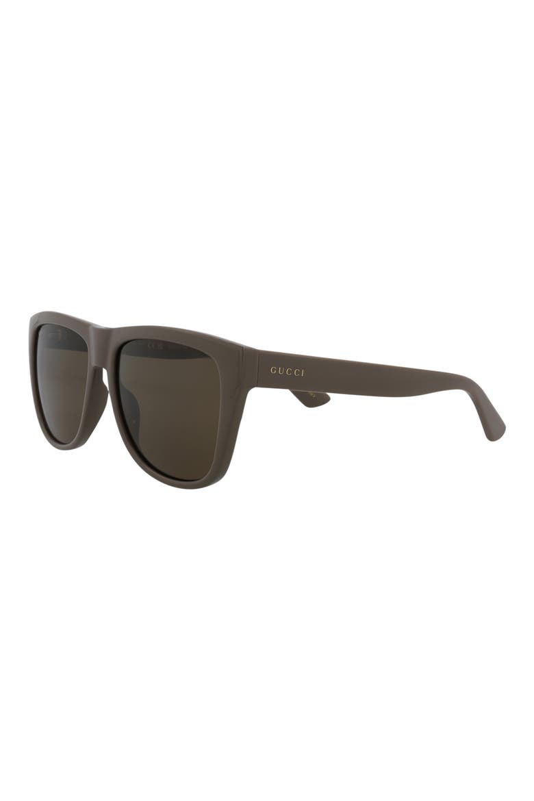 57mm Core Square Sunglasses, Alternate, color, GREY GREY BROWN