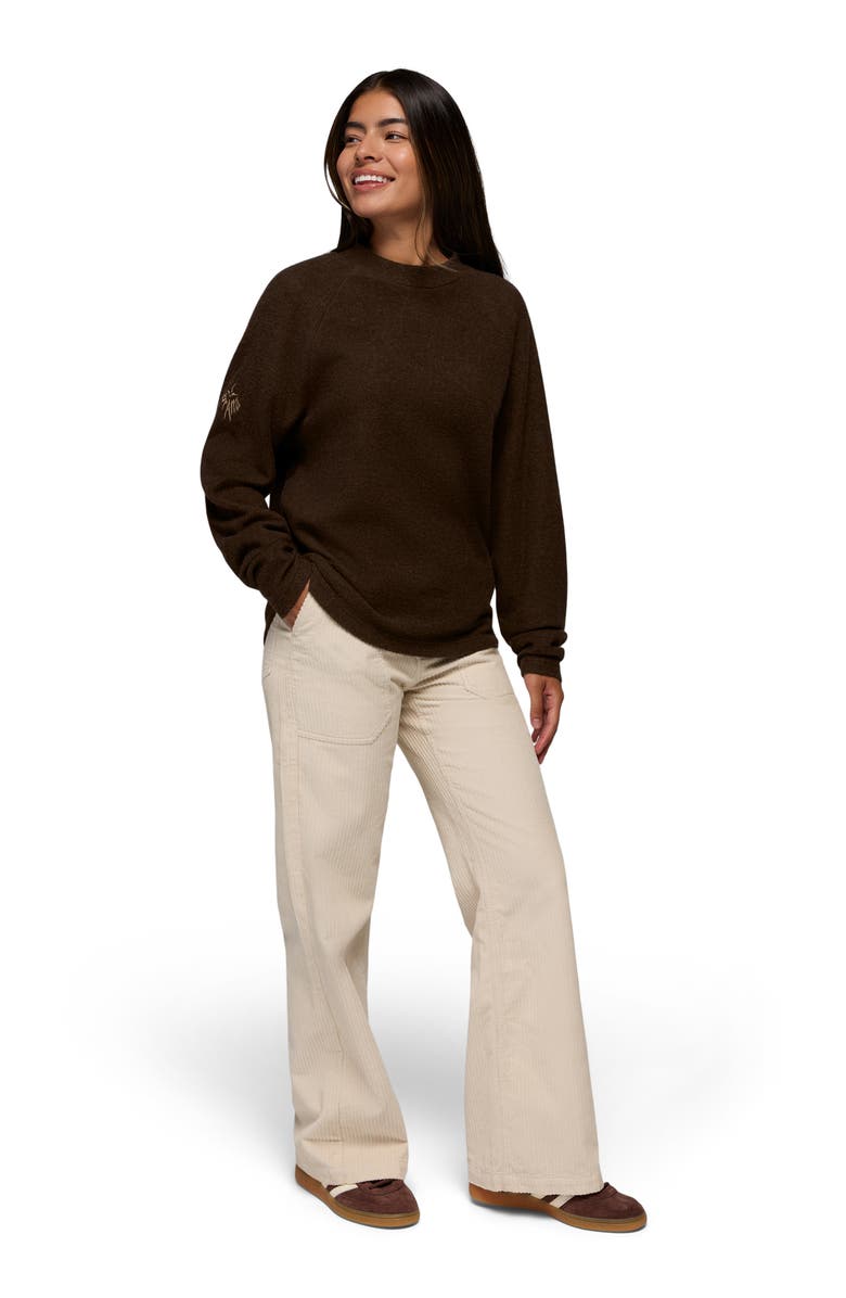 prAna Heritage Snug Bug Sweatshirt, Alternate, color, Dark Roast