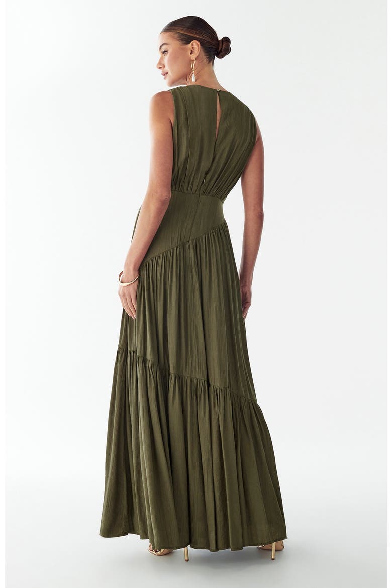 Sally Maxi Dress, Alternate, color, Dark Olive