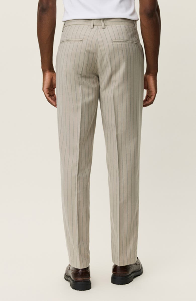 Les Deux Como Pinstripe Pants, Alternate, color, Dark Sand