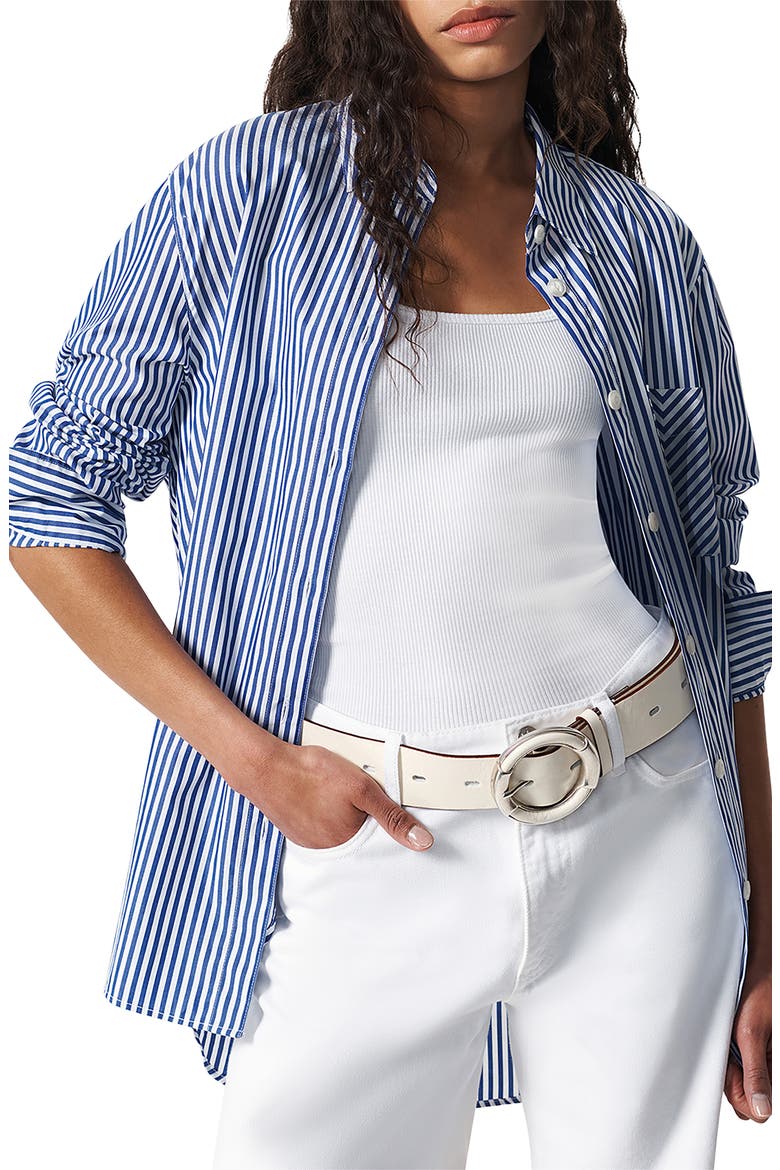 Marina Leather Belt, Alternate, color, ANTIQUE WHITE