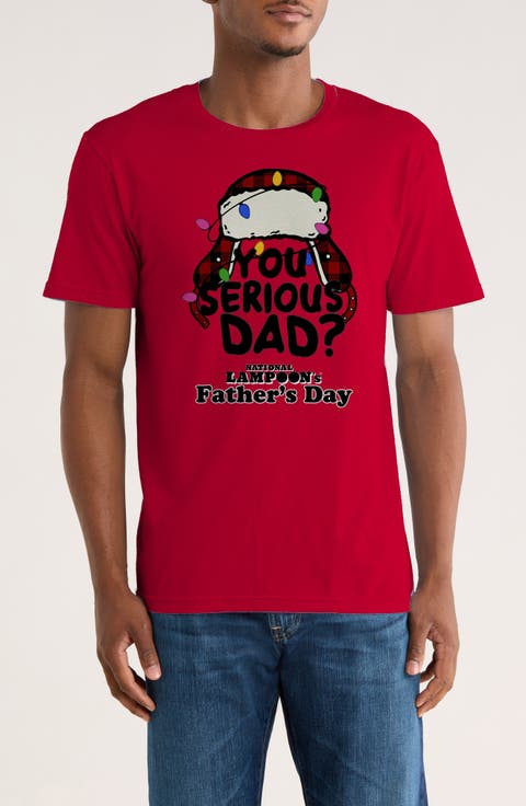 National Lampoon You Serious Dad Graphic T-Shirt