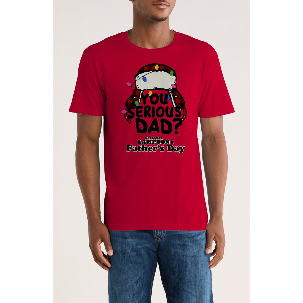 Monster Digital National Lampoon You Serious Dad Graphic T-shirt In Red