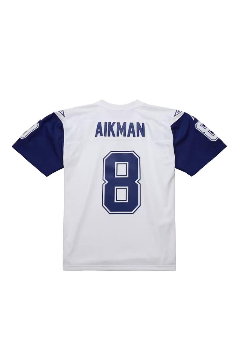 Men's Mitchell & Ness Troy Aikman White Dallas Cowboys 1994 Alternate Legacy Replica Jersey, Alternate, color, White