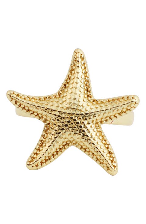 Starfish Adjustable Ring