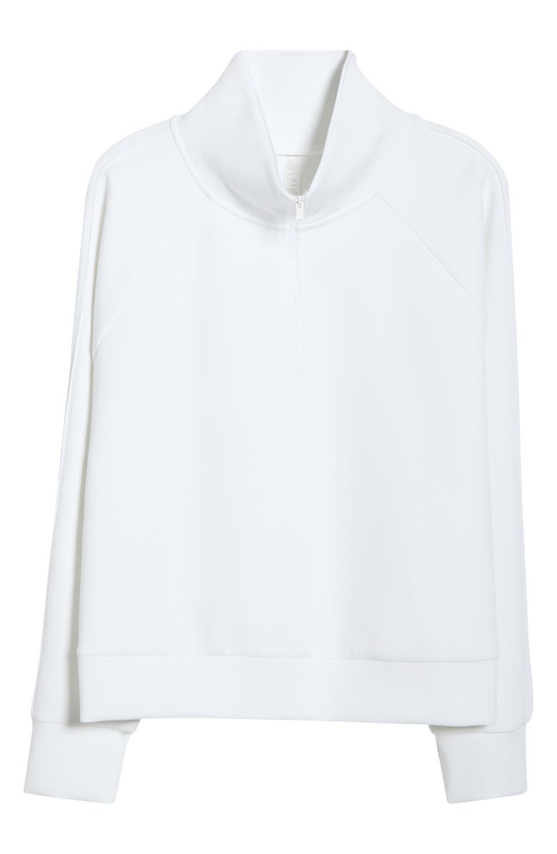 Zella Sporty Half-Zip Pullover, Alternate, color, White