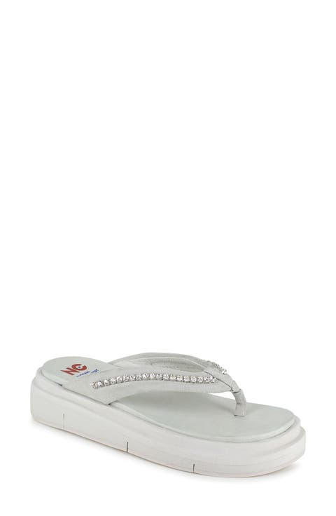 Kayra Crystal Flip Flop (Women)