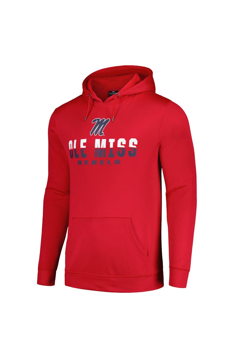 COLOSSEUM Men's Colosseum Red Ole Miss Rebels Lantern Pullover Hoodie, Alternate, color, Red