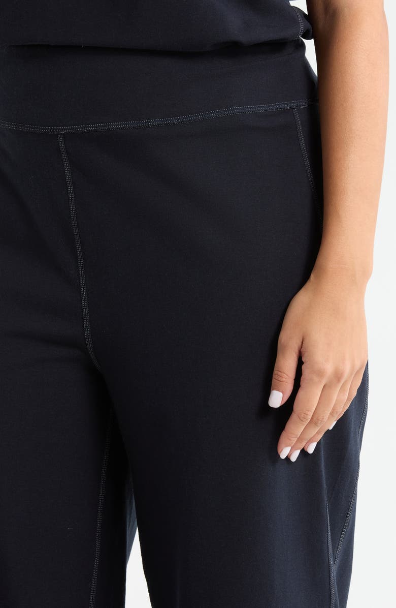 Lysse Jovie Reversible Crop Wide Leg Pants, Alternate, color, True Navy/ Grey Melange