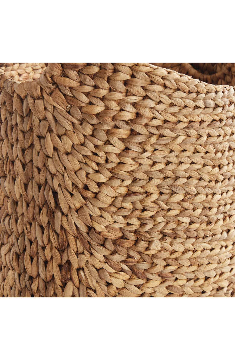 Napa Home & Garden Josette Water Hyacinth Baskets, Natural, Set of 2, Alternate, color, Brown
