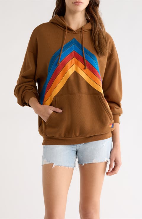 Mountain Stitch Chevron Hoodie