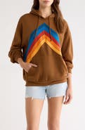 Aviator Nation Mountain Stitch Chevron Hoodie