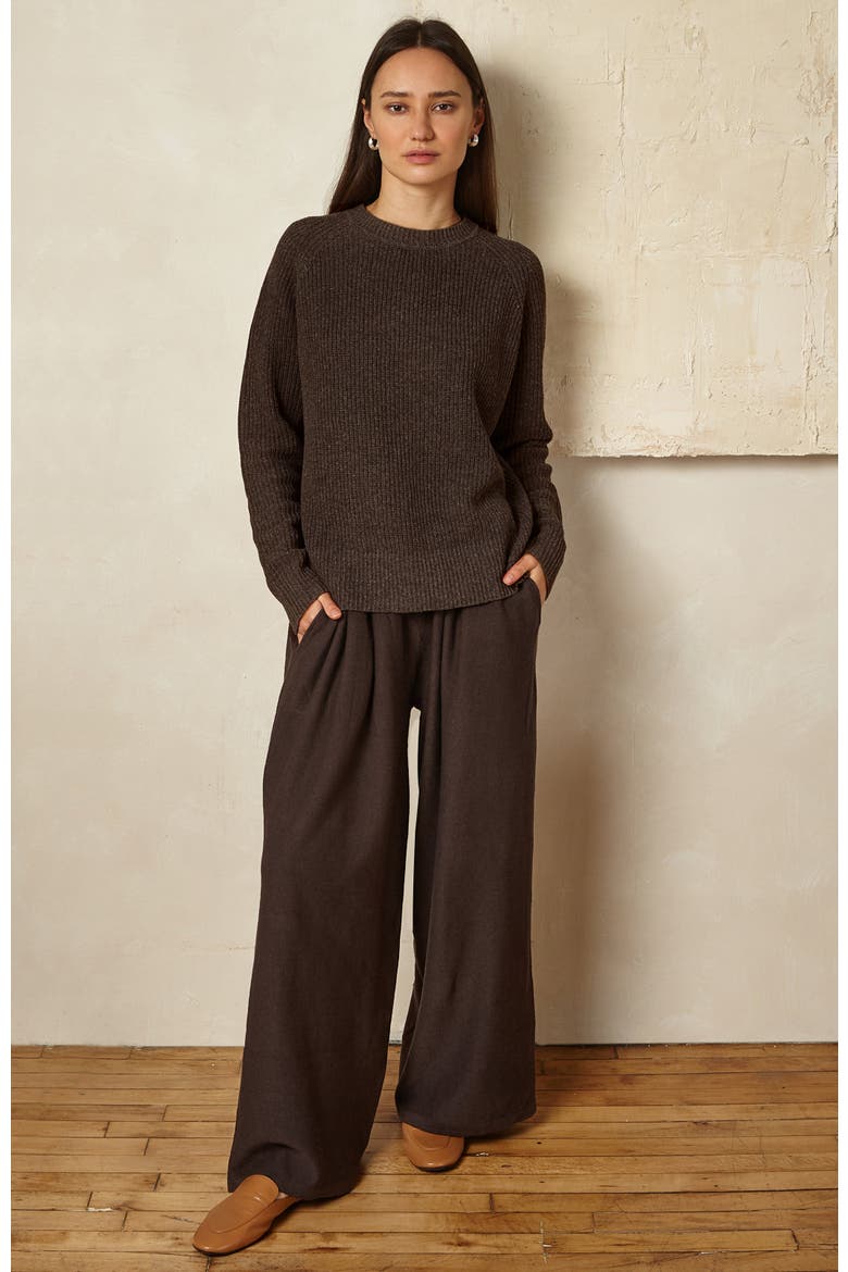 Mizu Wide Leg Pants, Alternate, color, Espresso