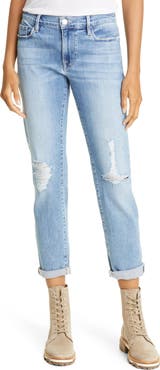 FRAME Le Garcon Ankle Slim Boyfriend Jeans