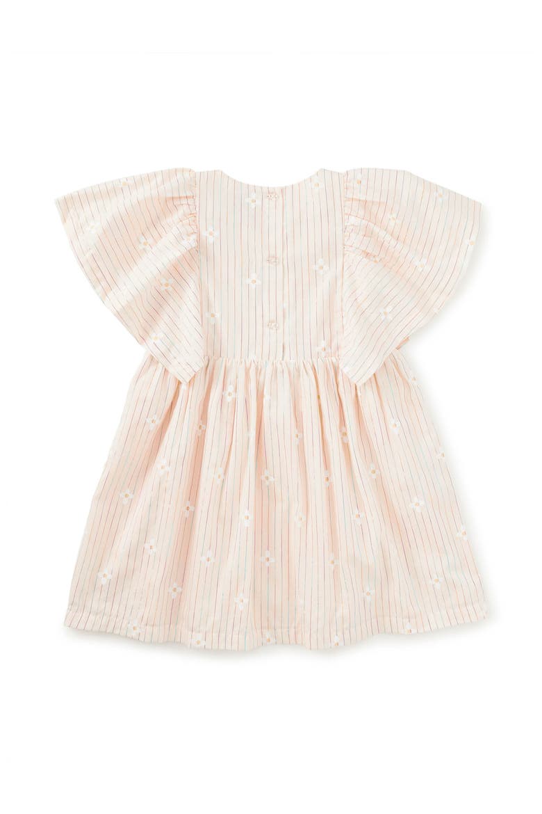 Butterfly Sleeve Twirl Dress, Alternate, color, Floral Stripe
