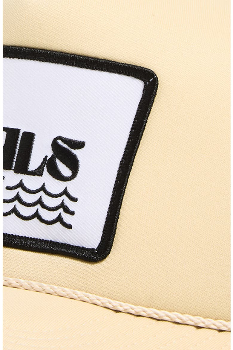 Locals Only II Patch Snapback Trucker Hat, Alternate, color, KHAKI