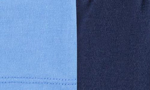 Nike Logo Tee & Cargo Shorts 2-piece Set In Midnight Blue