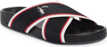 【Christian Louboutin】Hot Cross slides 関税・送料込み Christian Louboutin Hot Cross Bizz Slide Sandal (Men