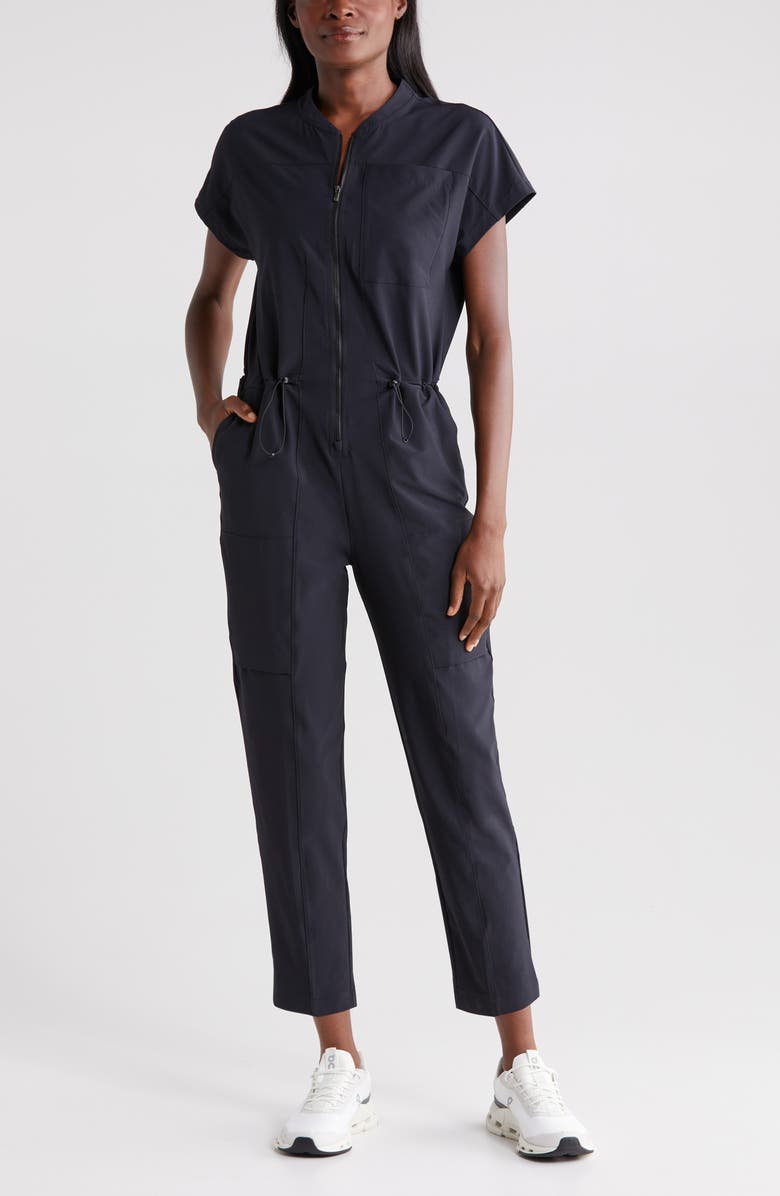 Zella In Flight Cargo Jumpsuit, Main, color, 