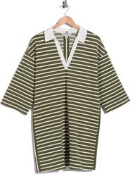 Tommy Bahama Jovanna Stripe Cotton Blend Shift Dress