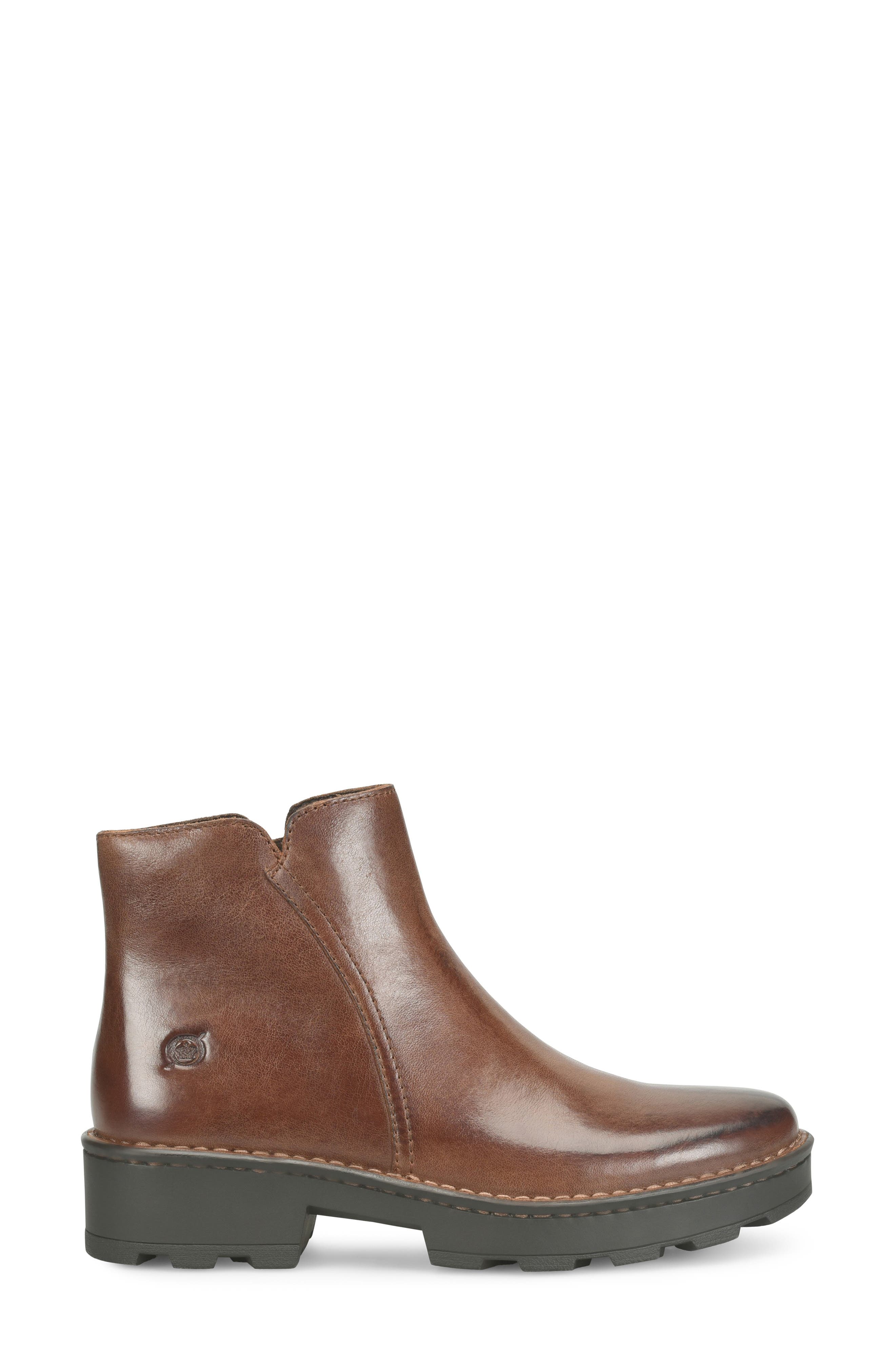 Camden Bootie, Alternate, color, BROWN LEATHER
