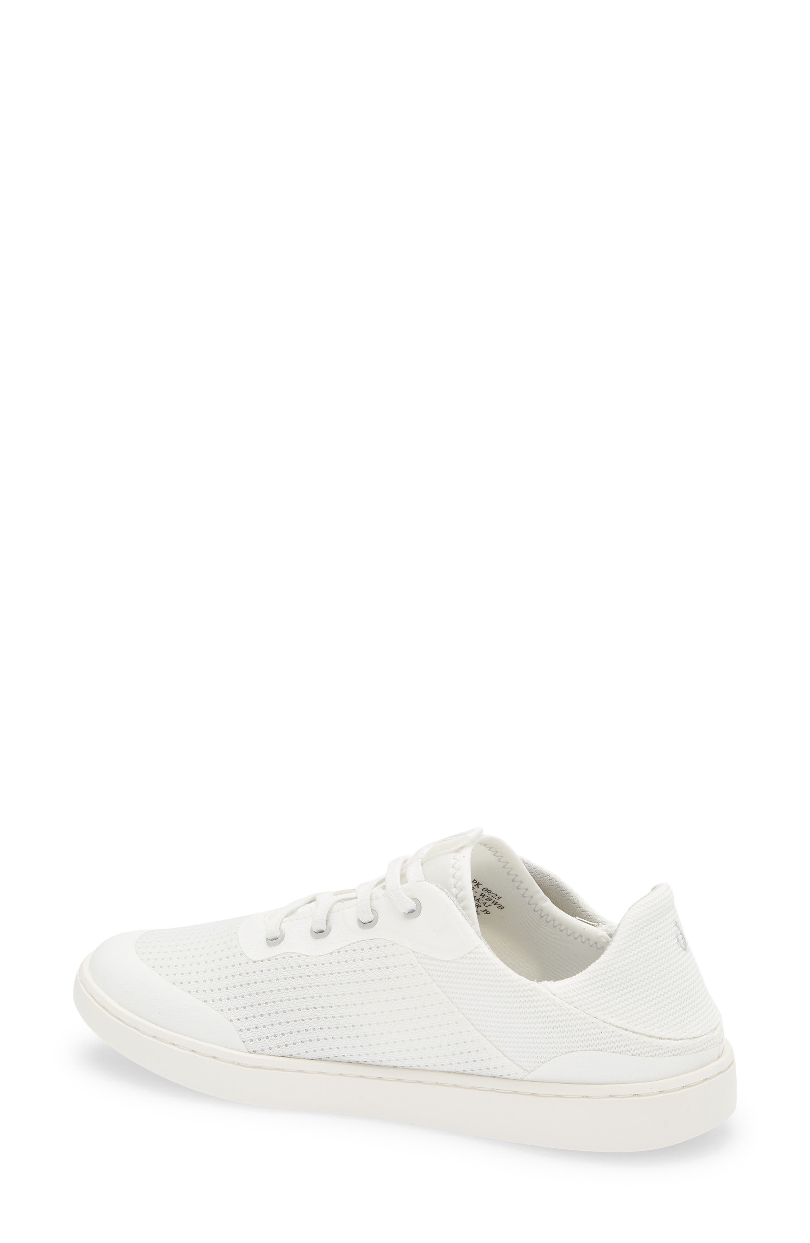 Kahakai Sneaker, Alternate, color, BRIGHT WHITE / BRIGHT WHITE