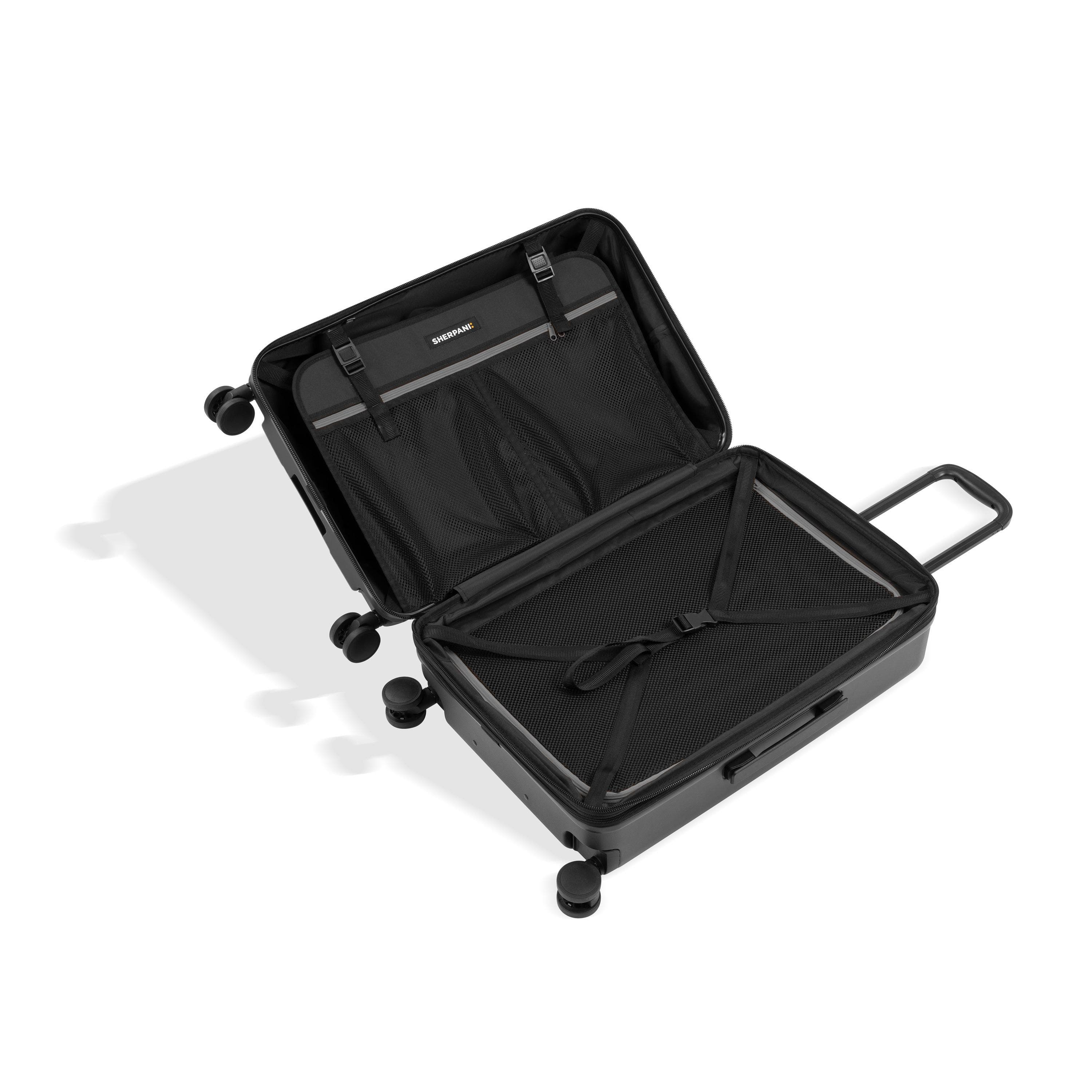 Sherpani Meridian 26" Luggage, Alternate, color, Black