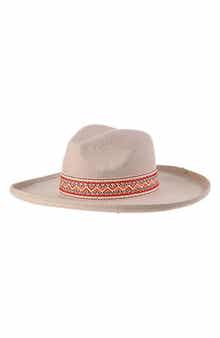 MARCUS ADLER Wide Brim Felt Panama Hat