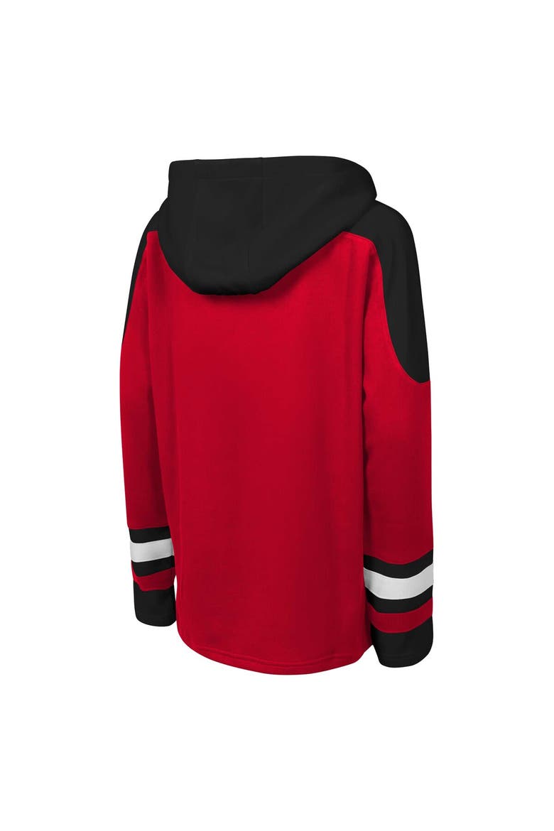 Youth Red New Jersey Devils Ageless Must Have Home V-Neck Pullover Hoodie, Alternate, color, Red
