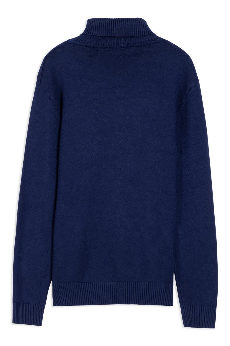 Basic Turtleneck Sweater, Alternate, color, NAVY