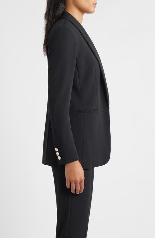 Anne Klein Shawl Collar Blazer In Black