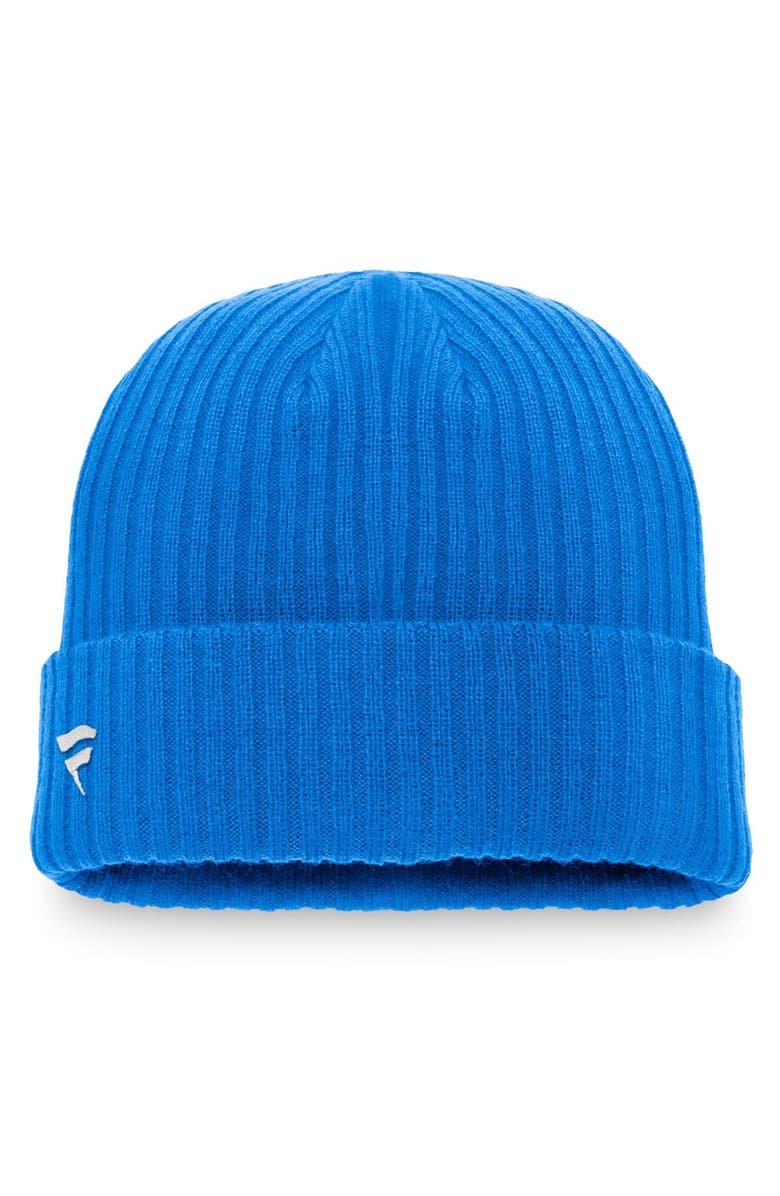FANATICS Men's Fanatics Branded Powder Blue Los Angeles Chargers Logo Cuffed Knit Hat, Alternate, color, 