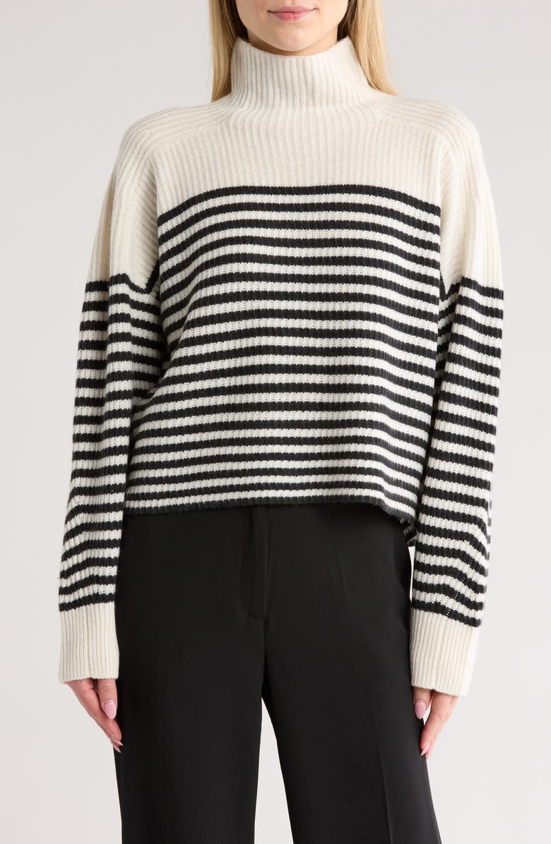 rag & bone Taavi Striped Wool & Cashmere Blend Sweater, Main, color, Ivory Multi