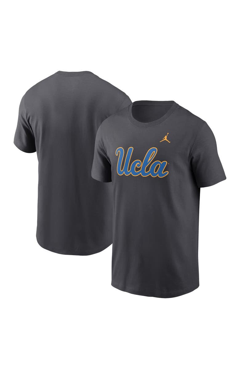 Jordan Brand Men's Jordan Brand Anthracite UCLA Bruins Primetime Evergreen Logo T-Shirt, Main, color, 