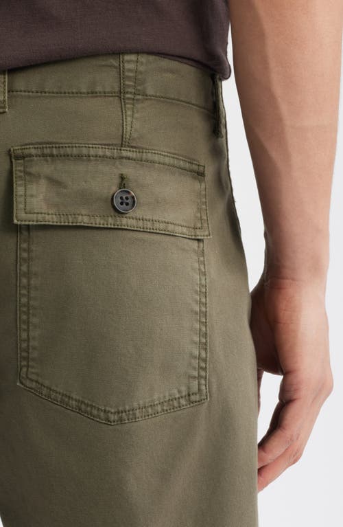 Treasure & Bond Stretch Organic Cotton Shorts In Green