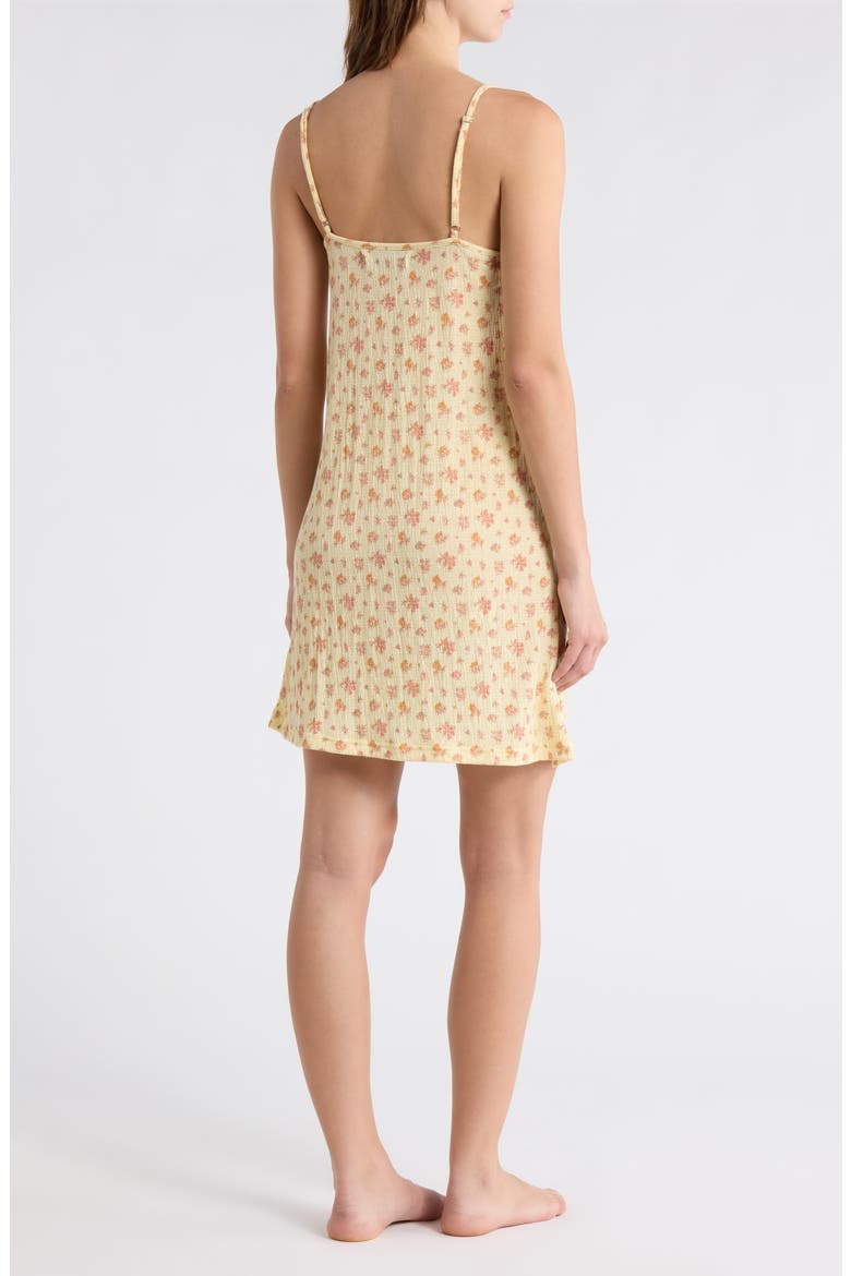 Ruffle Neck Chemise, Alternate, color, PALE YELLOW